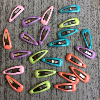 12pcs 2cm DIY mozaic clipuri manual de cusut mini agrafe de par pentru bjd păpuși păpuși, bomboane de culoare 4color amestecat 12buc/lot