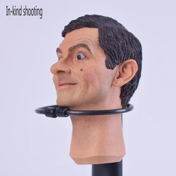 13-81 1/6 Mr bean Headplay Cap Figura Model de Acțiune Figura Sculpta Sculptură de Colectare Papusa Jucării Accesorii KUMIK capul de sex Masculin
