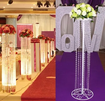 150cm de moda de lux acrilice nunta de cristal drum duce tort de nunta eveniment decor petrecere/ nunta fundal T - stand