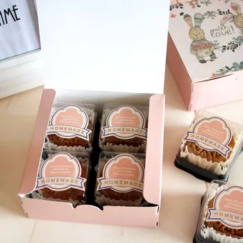 15BUC Iepure Drăguț cu Dragoste de Nunta Cutie de Cadou pentru Oaspeți Alimentare Hârtie Carton Cutii Mooncake Cutie de Cookie Ciocolata Tort Cutie de Ambalaj