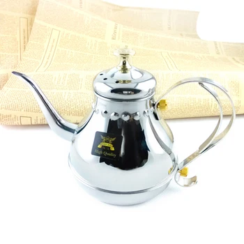 1buc 1.2 L Silver Palace Retro stil de Ceai și Cafea Picurare Fierbător oală din oțel inoxidabil gooseneck cioc Fierbător de apă caldă pentru Barista