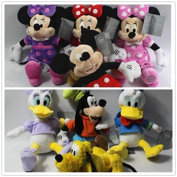 1buc 35cm MINNIE mouse mickey mouse-pluto cainele goofy, donald duck Jucării de pluș Umplute Animale de jucarie pentru Copii jucarii moale jucării pentru copii
