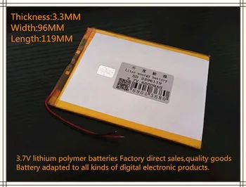1BUC transport gratuit 3.7 v 6000mAh de Mare capacitate ultra-subțire MID Tablet Litiu Polimer Baterie built-in de Protecție Placă 3396119