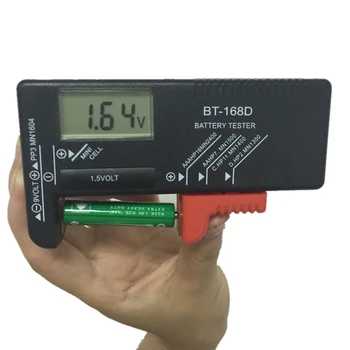 1buc Înaltă Calitate BT-168D BT168D Universal Tester Baterie De 9V 1,5 V Și Butonul de Celule AAA, AA, C, D