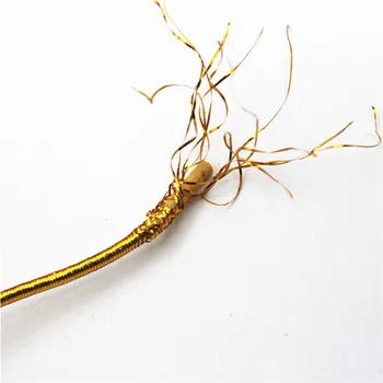 1mm de aur elastic de bungee string cordon rotund răsucite șir coarda 140 de metri/rola DIY cabluri pentru bijuterii găsirea de îmbrăcăminte hang tag