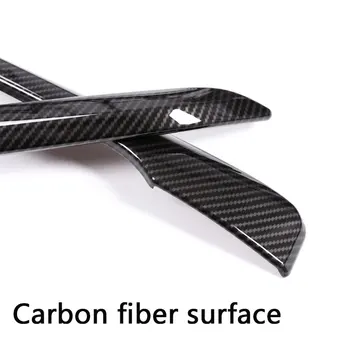 2 buc fibra de Carbon, Plastic, Accesorii pentru BMW, Noul X1 F48 2016-2018 Lampă de Ceață Față Benzi masca de Styling Auto