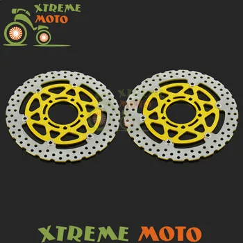 2 buc Negru Motocicleta din Față Plutitor Disc de Frână Rotor Pentru ZX6R ER-6F RO-6N Versys 650 1000 Z750R Z1000 ZX10R ZX600R ZX636 ZX600N
