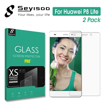 [2 Pack] Original Seyisoo 0,3 mm Anti-Zero Temperat Pahar Ecran Protector Pentru Huawei P8 Lite Monostrat Film Huaweip8 p8 lite