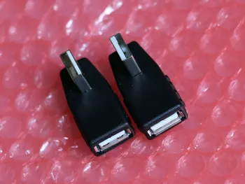 2 perechi & 4 pc-uri USB 2.0, UN conector de sex feminin la masculin 4 pini unghi de 90 de Grade la stânga și la dreapta adaptor de priza pentru Notebook Laptop ect.
