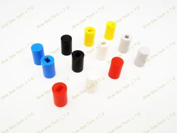 200 Buc 7 color Tactil Buton Comutator Capac,tact micro comutator buton Capac,se potrivesc 7*7mm;8*8*mm;8.5*8.5 mm,comutator nu este inclus