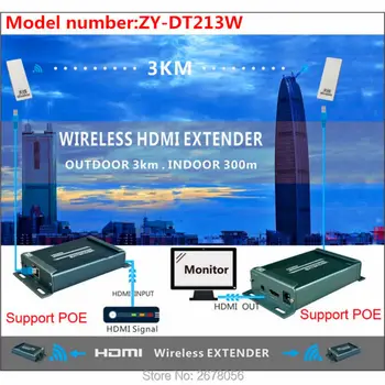 200m Wireless Audio-Video de Transmisie Wireless HDMI Transmițător Receptor 1080P Wireless WIFI Extender HDMI Kit Exterior de 3 km