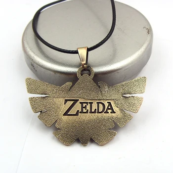 2016 Fierbinte On-line Joc Legend of Zelda Hylian Royal Crest Triforce Argint Pandantiv Colier Pentru Bărbați Cadouri 20pc/lot