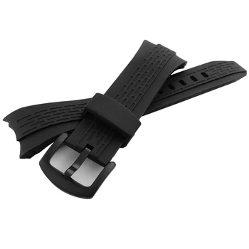 2016 Nou de Înaltă Calitate din cauciuc curea 26mm Scufundări Negru Silicon Watchbands se potrivesc 7T62-OHTO