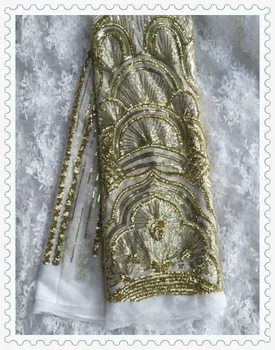 2016 Nou design paiete net dantela,Africa tul plasă de dantelă tesatura de înaltă calitate pentru rochie de petrecere 5yards/lot Nigerian