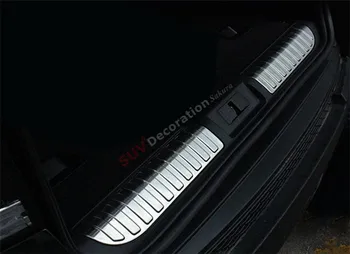 2017 - 2016 Pentru Land Rover Range Rover Sport Inox Interior Bara Spate Garda Placă De Acoperire *2