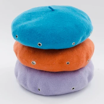 2017 lână de Epocă Cald de Lână de Iarnă pentru Femei Bereta Artist francez Beanie Hat Capac Pentru Fata Dulce Cadou de primăvară și de toamnă pălării