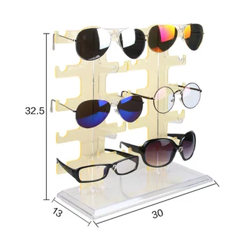 2017 Nou 1buc 5 Straturi Simple de Plastic Convenabil Ochelari Ochelari ochelari de Soare Spectacol de Stand Holder Moda Cadru Rack de Afișare