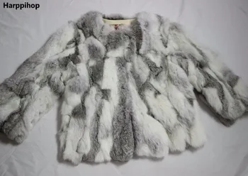 2017 Nouă Haină de Blană de Iepure de Moda pentru Femei Haina de Blană de bună calitate iepure real haină de blană