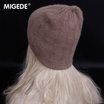 2017 rusă de export de Lână moale capace tricotate de iarna pentru femei pălării de sex feminin chelioși căciulile în aer liber Casual cald pălării pentru femei