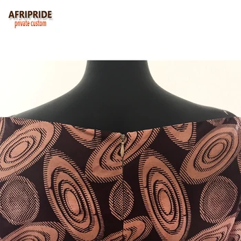 2017 toamna africane trompeta rochie pentru femei AFRIPRIDE complet refracție maneca off-umăr etaj lungime sirenă rochie de bumbac A722591