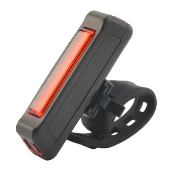 2017 USB Reîncărcabilă Biciclete Biciclete Lumina din Spate de Siguranță Ciclism Coada de Lumină Roșie 100LM