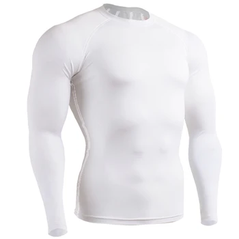 2017 Uscat Rapid yoga tricou sport compresie colanti sport de bărbați tricouri funcționare maneca lunga t-shirt de fitness haine barbati tricouri topuri