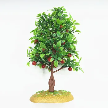 2017 Vânzare Decorațiuni Plante Artificiale 21cm Plastic Simulare Copac, Copaci, Peisaj de Plante Decor de Fructe de Nisip Modelul de Masă