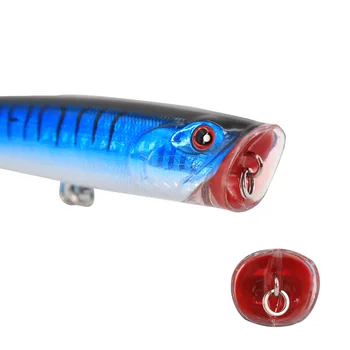 2018 NOEBY 14cm pescuit greu popper atrage ochii 3D pescuit crankbait pentru momeală de pește popper momeala Vânătoare casa