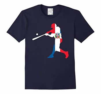 2018 Vânzare Fierbinte Nouă Bărbați Tricou Republica Dominicană Baseball Pavilion T-Shirt din Bumbac Tricou Pentru Bărbați