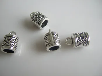 20buc Argint Antic Butoi Capace Șirag de mărgele Dop Pentru KUMIHIMO Bratari & Colier Bijuterii de Luare Concluziile