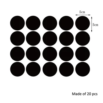 20buc Copii Cameră Decorată Autocolante de Perete Mediu 3D Geometrice Puncte de Acril Oglindă Autocolante, Decal idei Decor Acasă 7Z