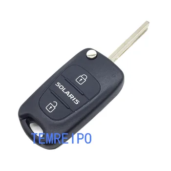 20buc/lot Replament 3 butonul de Flip-cheie de la distanță caz pentru Hyundai Solaris mașina de acoperire gol shell Fob piese auto