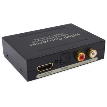 2160P HD 4Kx2K 3D HDMI la HDMI Audio-Video Extractor Optic SPDIF,Scoateți HDCP CHEIE de Acord Audio Converter Separator,UE Plug