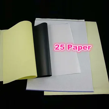25pcs Tatuaj Transfer Hârtie de Dimensiune A4 Tatoo Hârtie Termică Matrita de Carbon Copiator de Hârtie