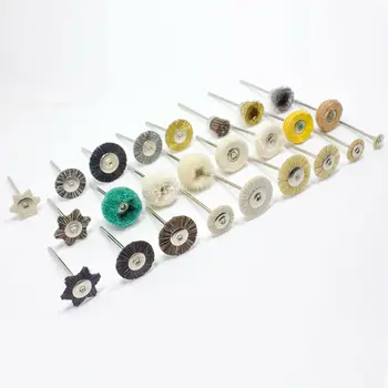 26pcs Laborator Dentar Perie de lustruit, pentru Lustruire Wheel Instrumente Rotative 2.35 mm 26pcs/set