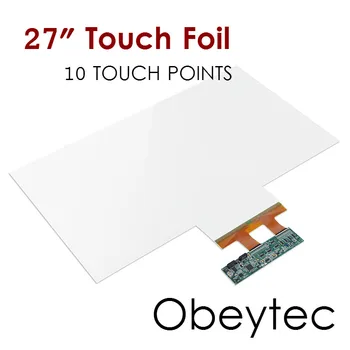 27 cm 10 puncte Transparente Interactive Touch Folie de Film cu port USB