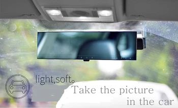 2K Rezoluție Masina DVR 2560*1440 4.3 inch oglinda retrovizoare +Av în camera de rezervă opțional oglindă de Înaltă luminozitate ecran ultra subțire