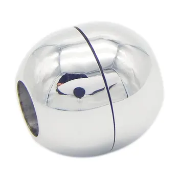 2mm 3mm 4mm 5mm 6mm Dimensiune Gaură Netedă Și Mată cu Balonul Rotund din Oțel Inoxidabil Cleme Magnetice Accesorii Bijuterii BXGC-094