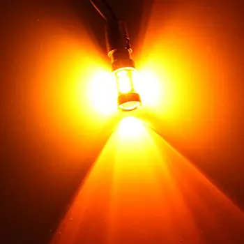 2x Nou 80W Cree Chip PY21W LED-uri de Semnalizare-Bec de 150 de Grade 1156 BAU15S Lumini de Zi cu Semnal Becuri Chihlimbar Galben