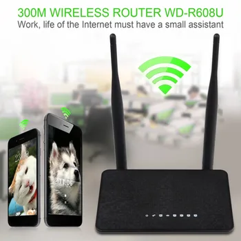 300Mbps Wireless Router WiFi 1WAN + 4LAN Porturi 802.11 b/g/n MT7628KN Chipset, 2.4 Ghz Wi-Fi Repeater Rapel Cu Fix Aeriene