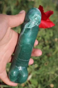 303 grame de natural dongling jad sculptura, puternic Yin O