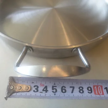 30cm Non-strat de acoperire din Oțel Inoxidabil Fry Pan Tigăi & Grill Tigăi.