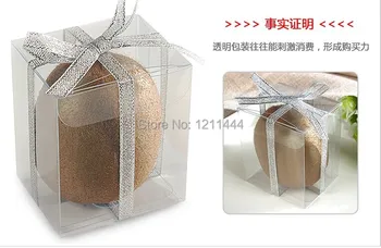 30Pcs 8*8*10 cm Dreptunghi Transparent pvc cutie de carton /pvc transparent cutie de ambalaj pentru fructe si bomboane