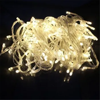 33FT LED Lumină de Crăciun rezistent la apa 10m 100led Xmas party vacanță Șir Led lumina decorative lumini nunta de basm ghirlandă cu led-uri