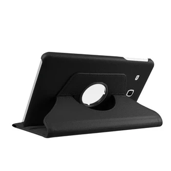360 de Grade Rotire Lichee cereale Caz Pentru Samsung Galaxy Tab E 9.6 T560 T561 SM-T560 9.6 inch Acoperi Tableta din Piele PU Caz Suport