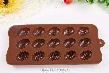 3D de Paști Ouă de Ciocolată Matrite de Silicon, Paste de Ciocolată Decorare Mucegai de Copt DIY Mucegai Tort Decorare Bomboane de Paște Kit