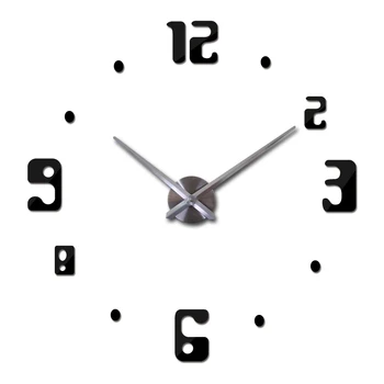 3d diy ceas de perete autocolante ceas ceasuri Cuarț casa Moderna de decorare Acasă Decorare Mare clockBalcony/Curte