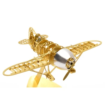 3D Metal Puzzle GeeBee Racer R-2 Avion B16006 3D DIY cu Laser Tăiat Asambla Modele de Jucarii Pentru Audit