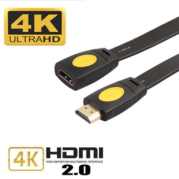 3m/5m HDMI 2.0 de sex Masculin la Feminin Cablu de Extensie Cablu HDMI suport 3840 X 2160 video HDMI cablu pentru DVD, PS3, PS4 Notebook