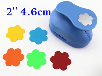 3PCS(5cm,3.8 cm,2,5 cm) forma de floare craft punch set copii manual DIY poansoane cortador de album Cerc pumn